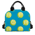 Tennis Theme Pattern Print Insulated Lunch Bag