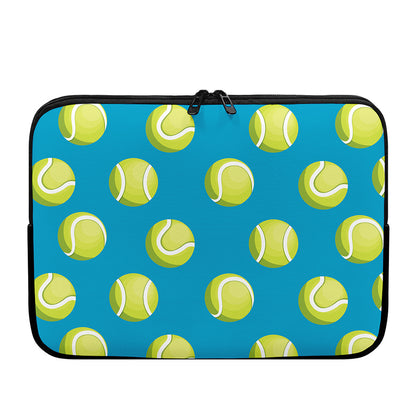 Tennis Theme Pattern Print Laptop Sleeve