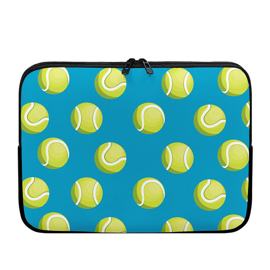 Tennis Theme Pattern Print Laptop Sleeve