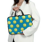 Tennis Theme Pattern Print Laptop Sleeve With Handle