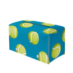 Tennis Theme Pattern Print Leather Tissue Box Cover