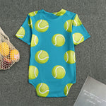 Tennis Theme Pattern Print Men's Bodysuit