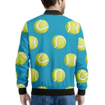 Tennis Theme Pattern Print Men's Bomber Jacket