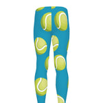 Tennis Theme Pattern Print Men's leggings