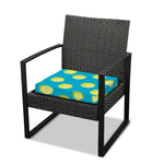 Tennis Theme Pattern Print Outdoor Seat Cushion Cover