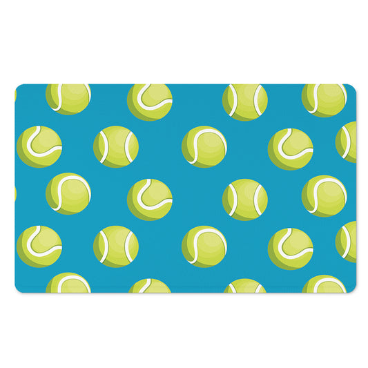 Tennis Theme Pattern Print Polyester Doormat