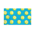 Tennis Theme Pattern Print Polyester Flag