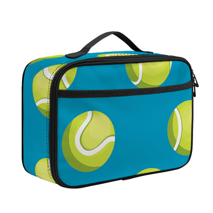 Tennis Theme Pattern Print Portable Lunch Bag