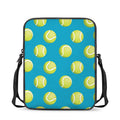 Tennis Theme Pattern Print Rectangular Crossbody Bag