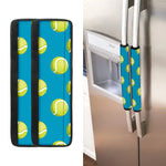 Tennis Theme Pattern Print Refrigerator Handle Covers