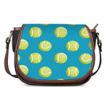 Tennis Theme Pattern Print Saddle Bag