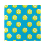 Tennis Theme Pattern Print Silk Bandana