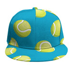 Tennis Theme Pattern Print Snapback Cap