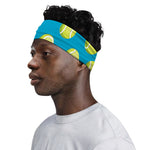 Tennis Theme Pattern Print Sports Headband