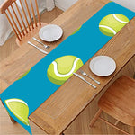 Tennis Theme Pattern Print Table Runner