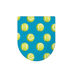 Tennis Theme Pattern Print Toilet Lid Cover