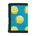 Tennis Theme Pattern Print Trifold Wallet
