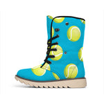 Tennis Theme Pattern Print Winter Boots