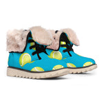 Tennis Theme Pattern Print Winter Boots