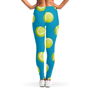 Tennis Theme Pattern Print Women's Leggings