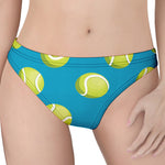 Tennis Theme Pattern Print Women's Thong