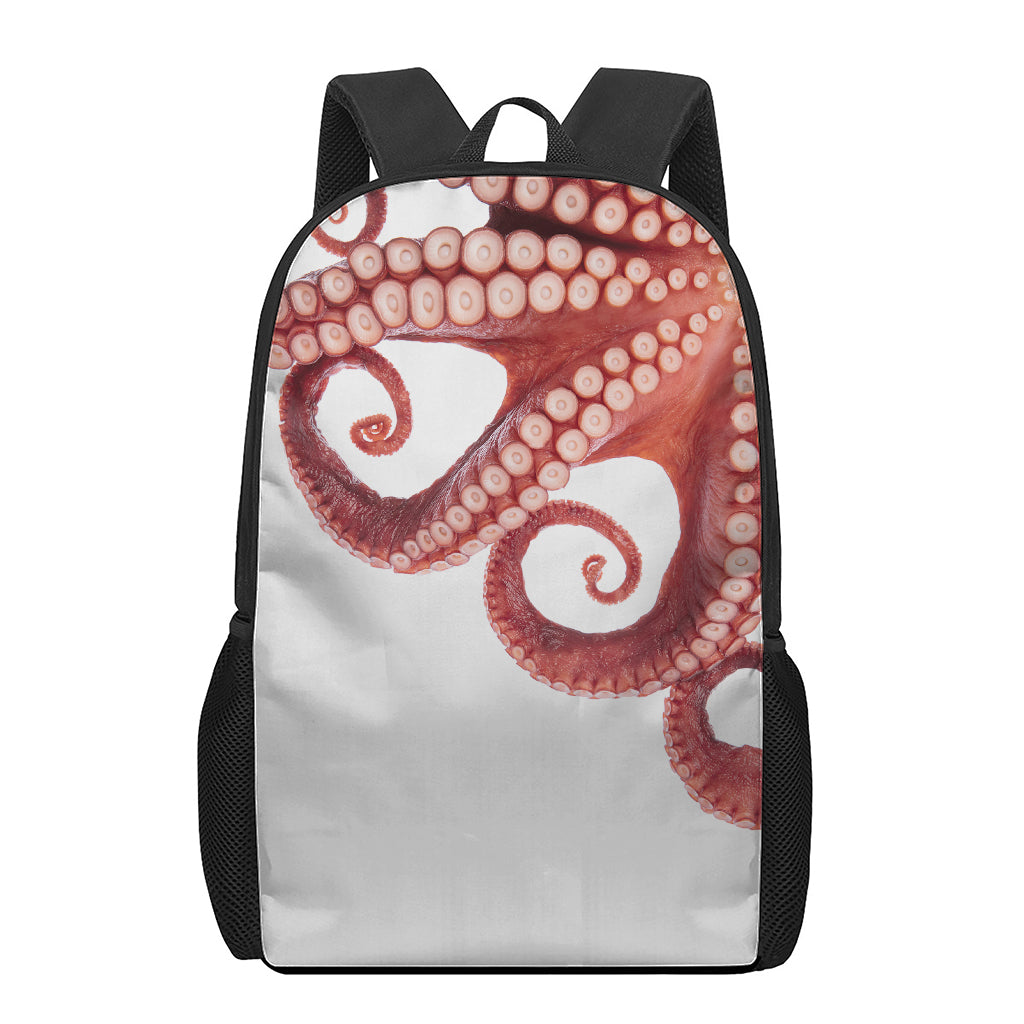 Tentacles Of Octopus Print 17 Inch Backpack