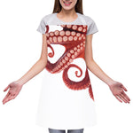 Tentacles Of Octopus Print Adjustable Apron