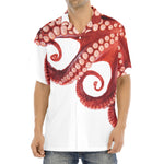 Tentacles Of Octopus Print Aloha Shirt