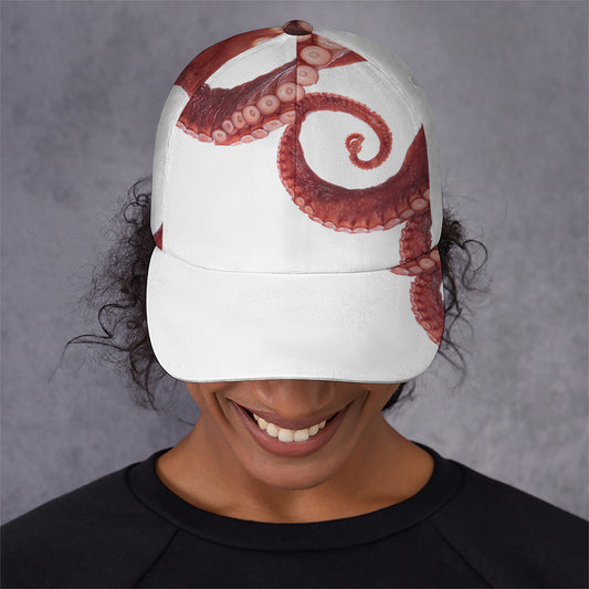 Tentacles Of Octopus Print Baseball Cap