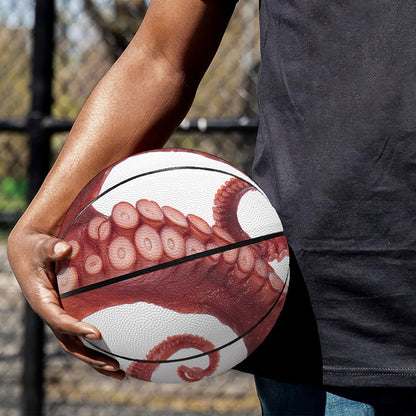 Tentacles Of Octopus Print Basketball