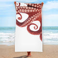 Tentacles Of Octopus Print Beach Towel