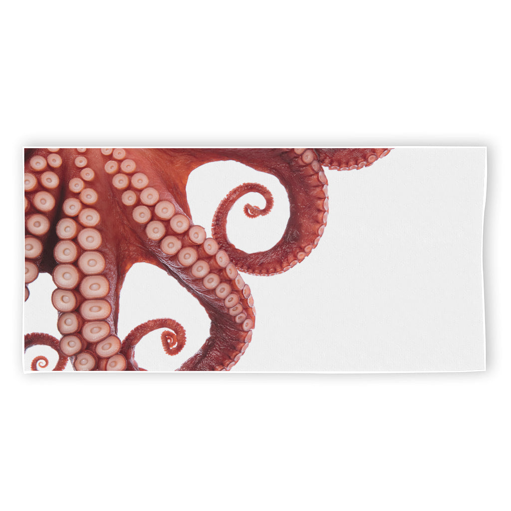 Tentacles Of Octopus Print Beach Towel