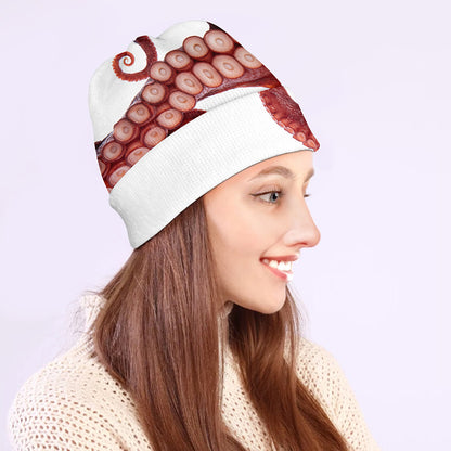 Tentacles Of Octopus Print Beanie