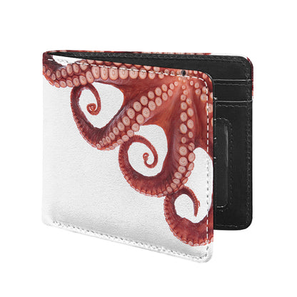 Tentacles Of Octopus Print Bifold Wallet