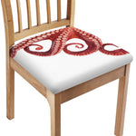 Tentacles Of Octopus Print Chair Cushion Cover