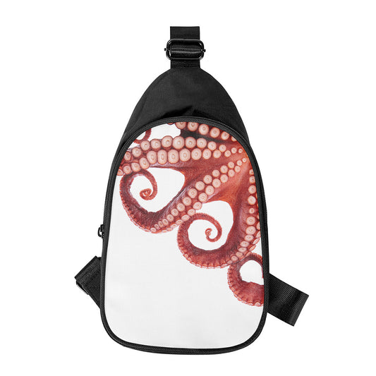 Tentacles Of Octopus Print Chest Bag