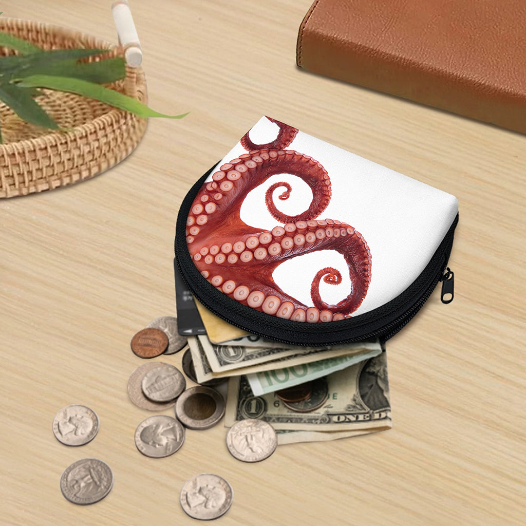 Tentacles Of Octopus Print Coin Purse