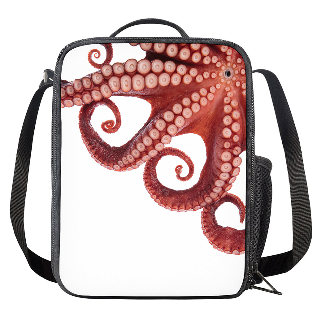 Tentacles Of Octopus Print Crossbody Lunch Bag