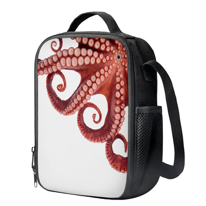 Tentacles Of Octopus Print Crossbody Lunch Bag