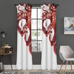 Tentacles Of Octopus Print Curtain
