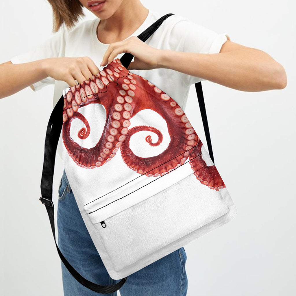 Tentacles Of Octopus Print Drawstring Backpack