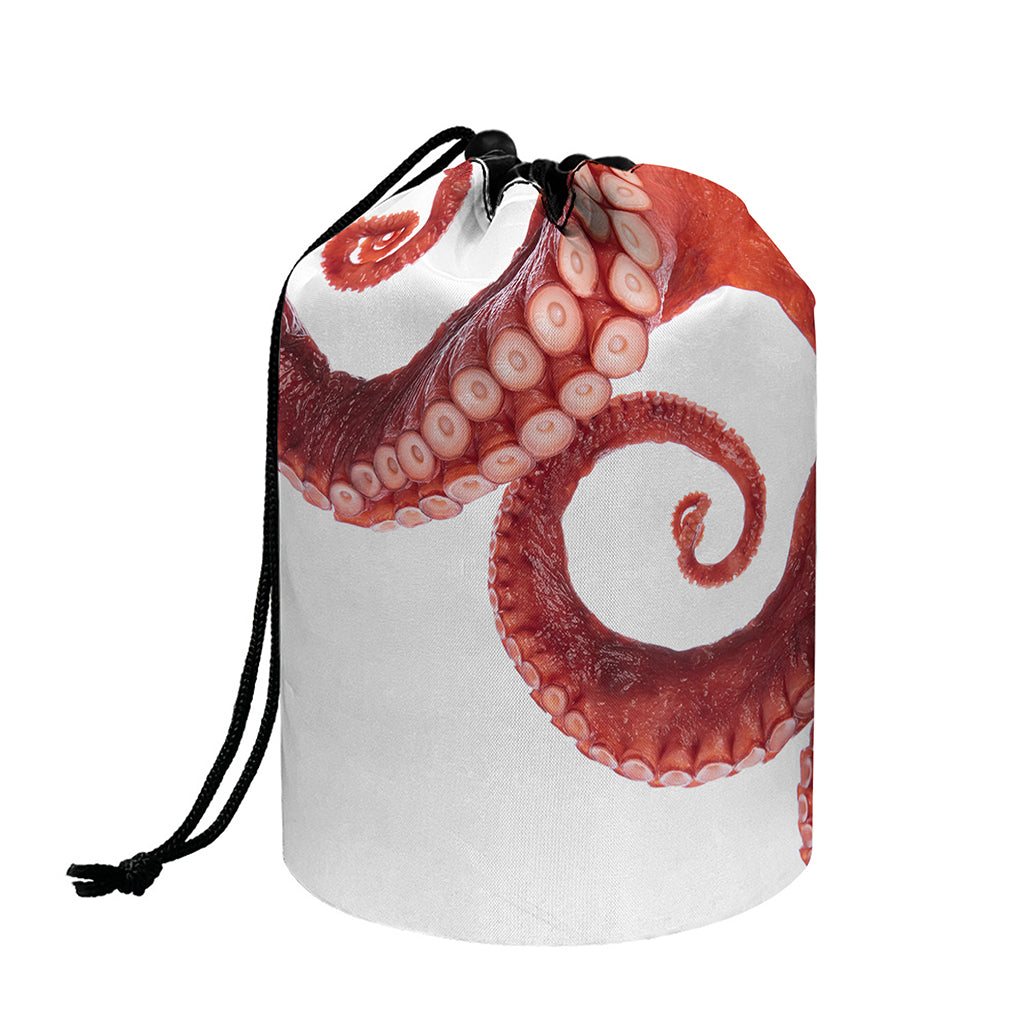 Tentacles Of Octopus Print Drawstring Makeup Bag