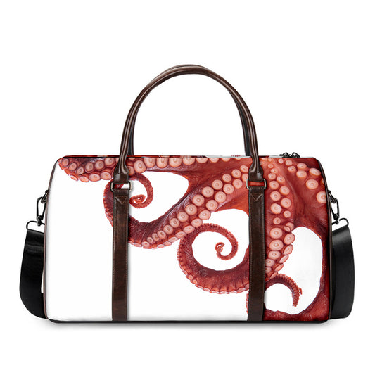 Tentacles Of Octopus Print Duffle Bag