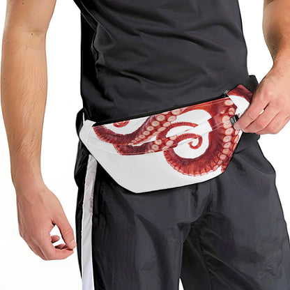 Tentacles Of Octopus Print Fanny Pack