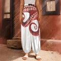 Tentacles Of Octopus Print Harem Pants