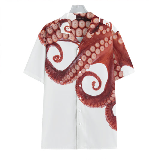 Tentacles Of Octopus Print Hawaiian Shirt