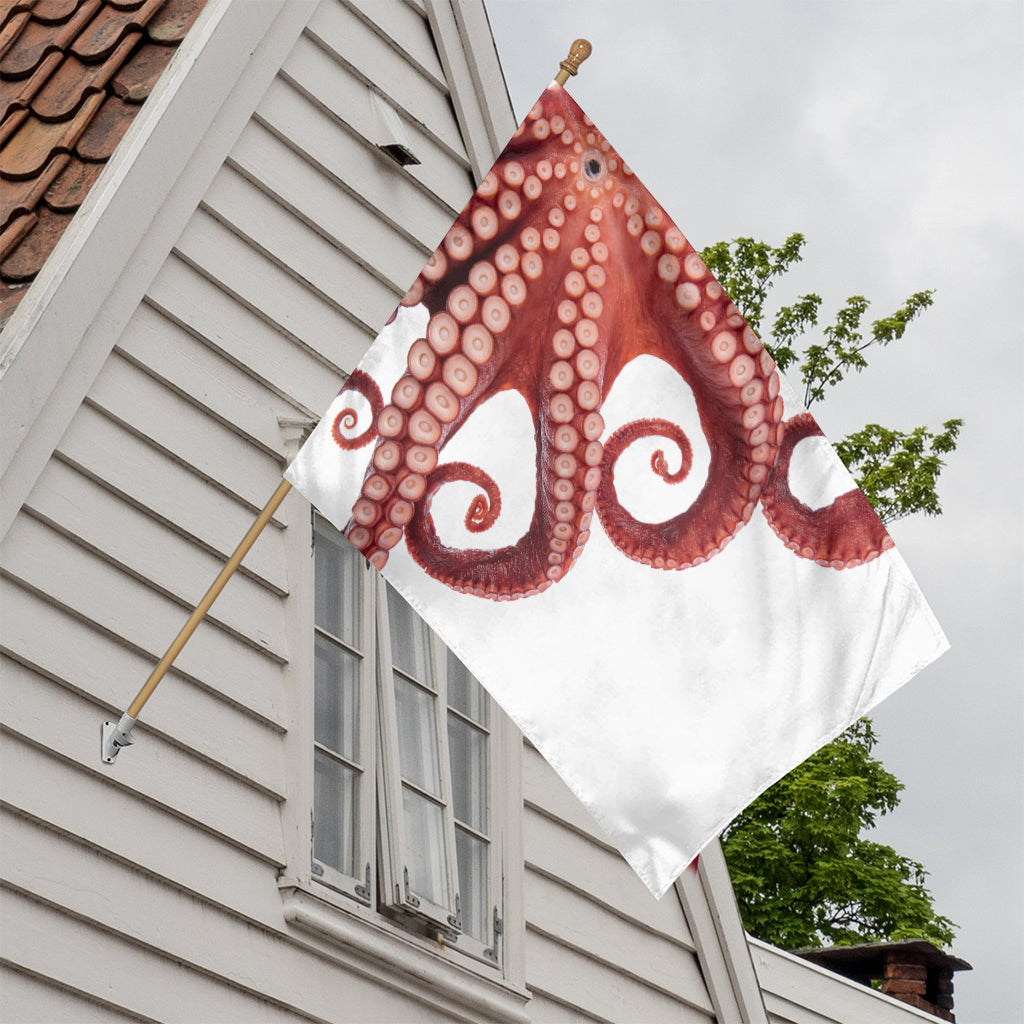 Tentacles Of Octopus Print House Flag
