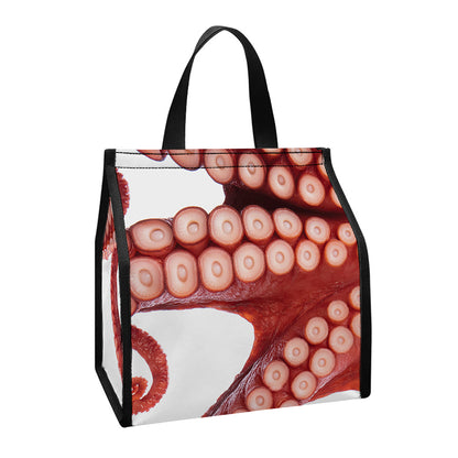 Tentacles Of Octopus Print Insulated Lunch Tote