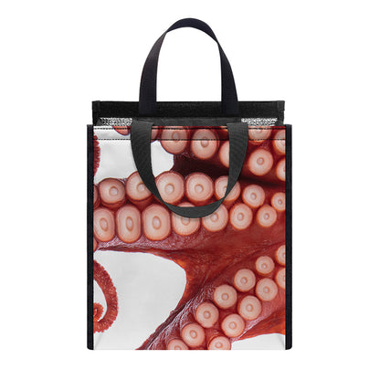 Tentacles Of Octopus Print Insulated Lunch Tote