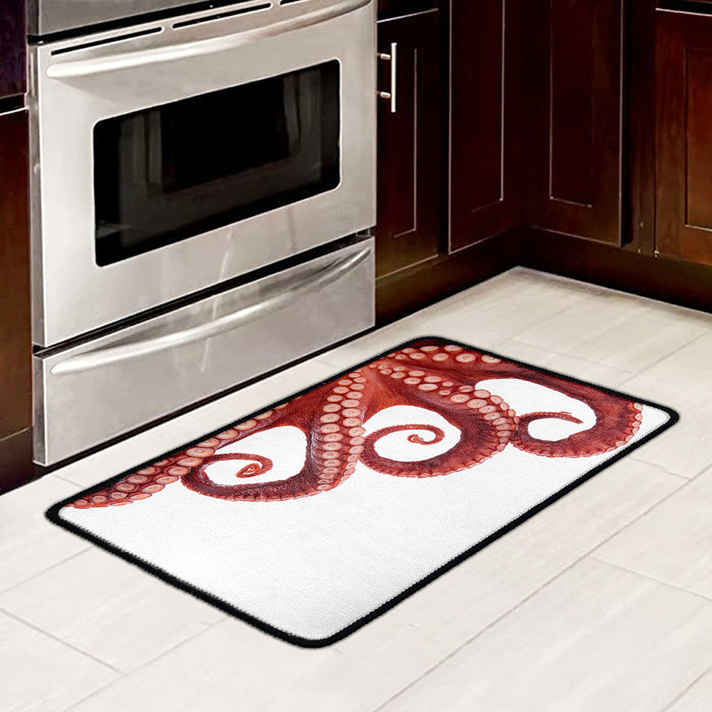 Tentacles Of Octopus Print Kitchen Mat